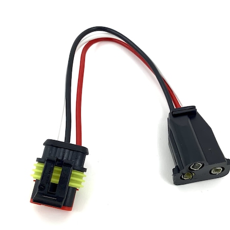 Truck-Lite Stop/Turn/Tail Plug, 16 Gauge GPT Wire, Female PL-3, Fit 'N Forget S.S.0, 8 in.0 94706-3